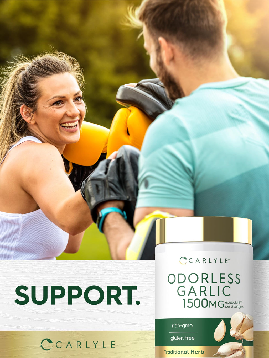 Odorless Garlic Supplement 250 Softgels H781