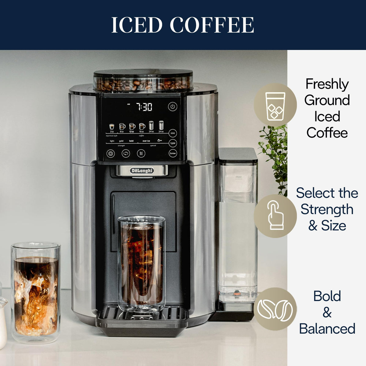 Drip Coffee Maker with Built-In Grinder N803
