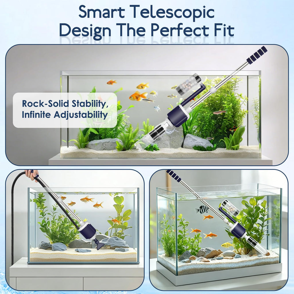 600 GPH Aquarium Gravel Cleaner Fish Tank Vacuum S71313