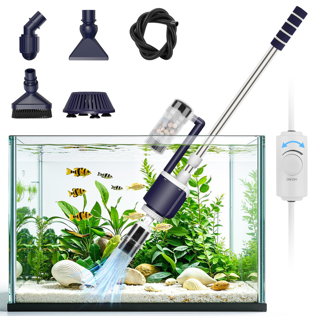 600 GPH Aquarium Gravel Cleaner Fish Tank Vacuum S71313