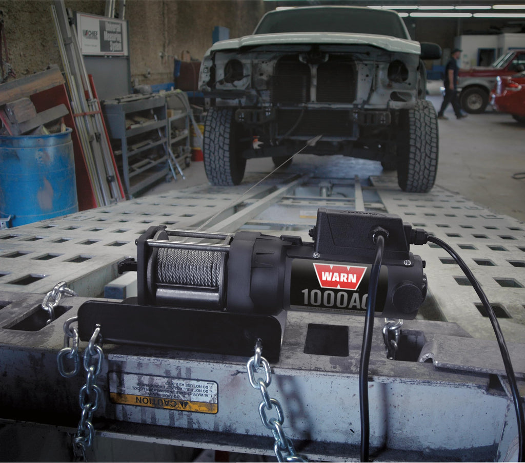 1000 lb 120V AC Electric Winch with Steel Cable F21215