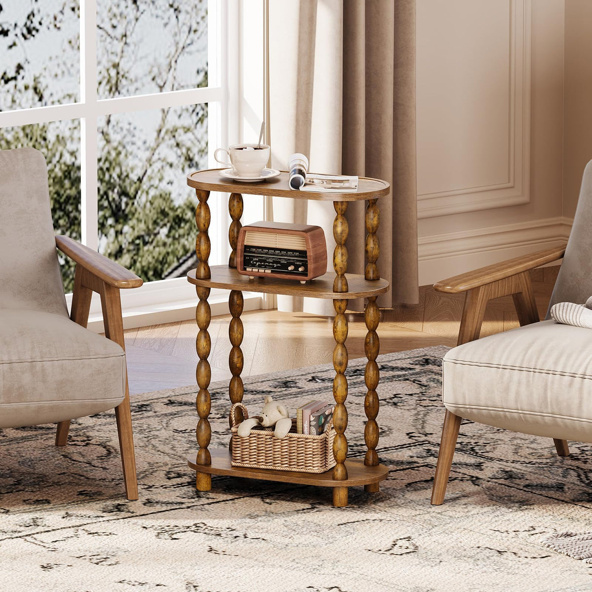 Narrow 3-Tier End Table W62919