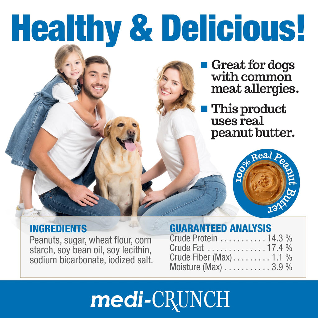 Peanut Butter Dog Pill Treats 180 Count C8586
