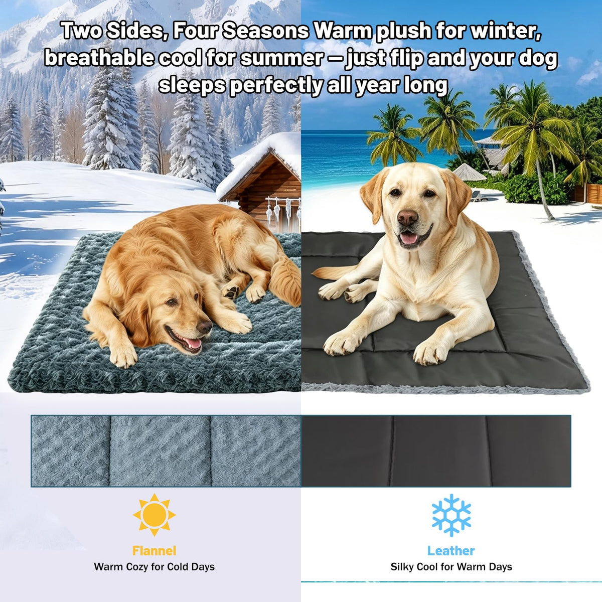 Washable Rose Velvet Dog Crate Mat D1574