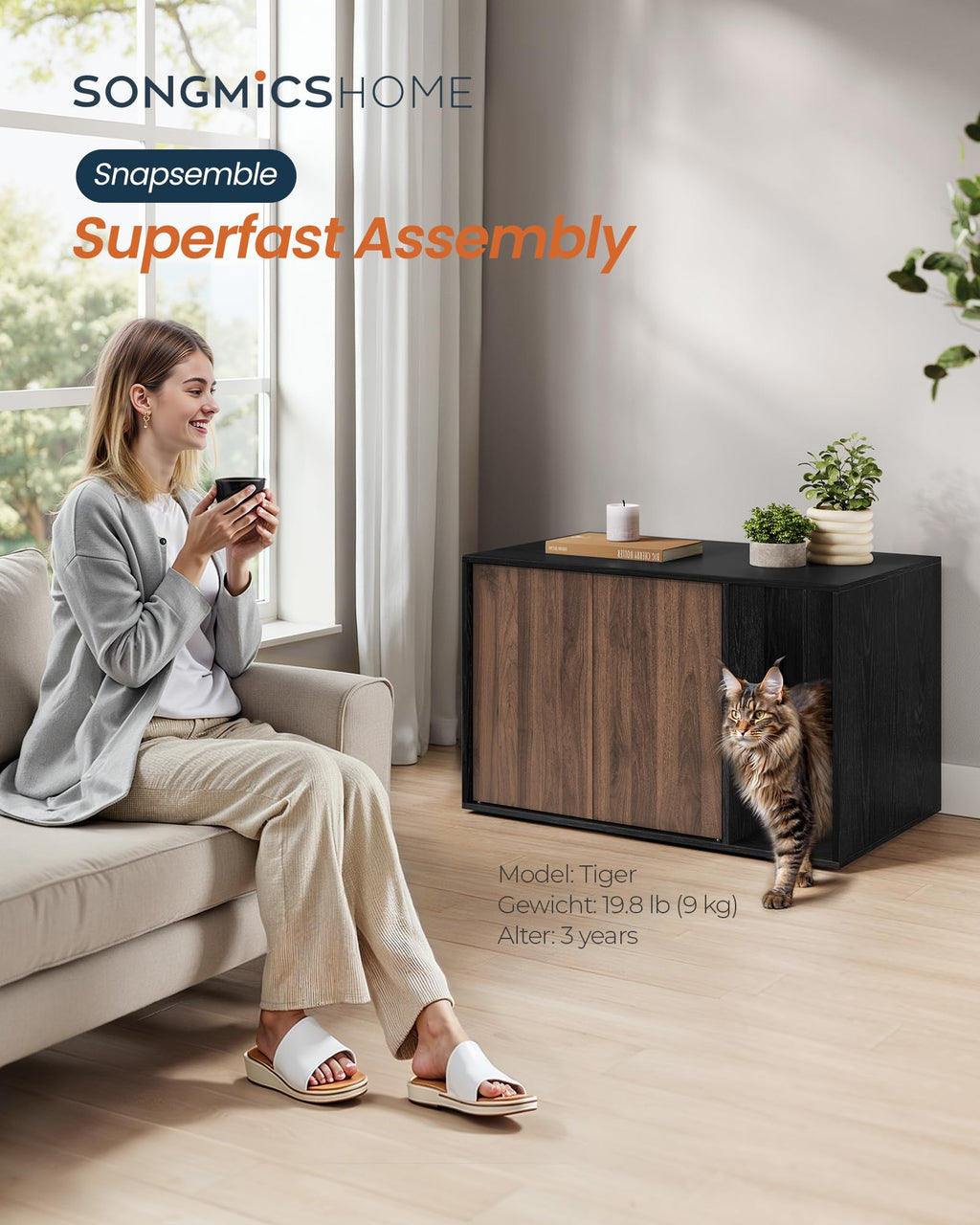 Cat Litter Box Enclosure C571841