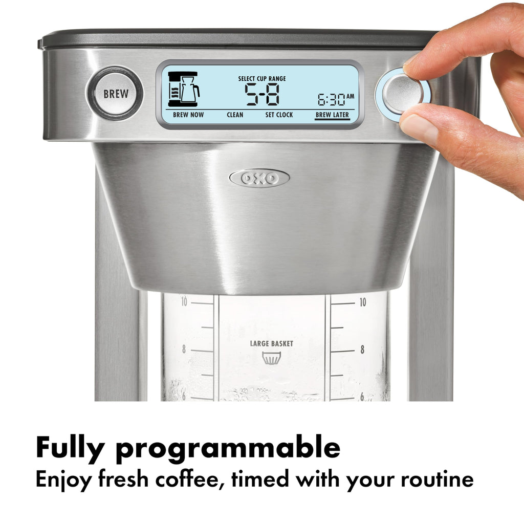 12-Cup Coffee Maker with Single-Serve Function H839
