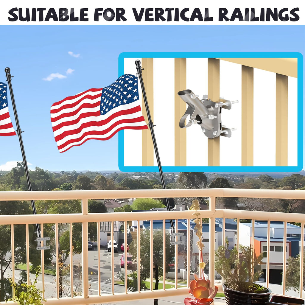 Aluminum Flag Pole Bracket for 1" Diameter Flagpole K673