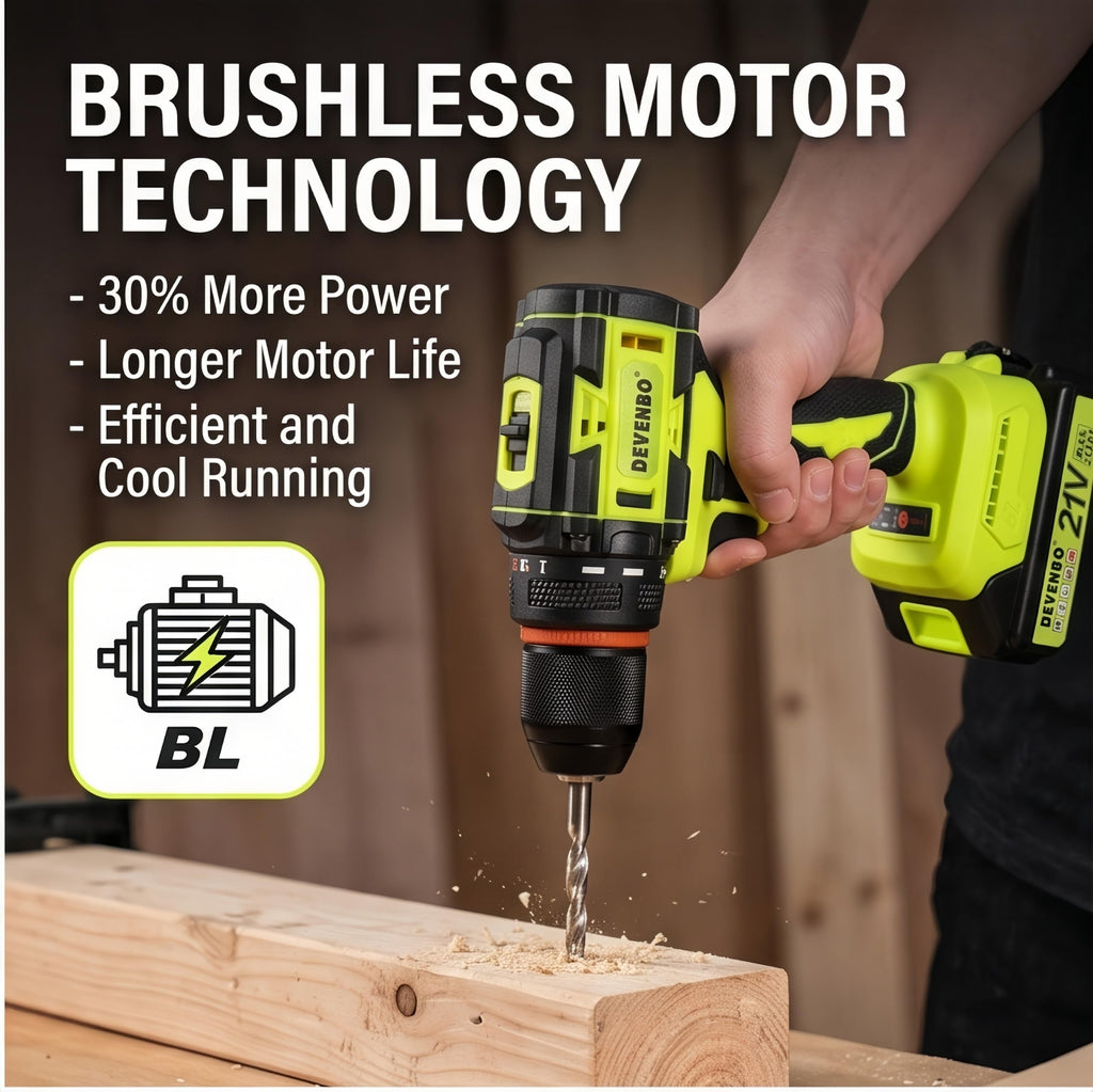 21V Brushless Cordless Drill Set X299