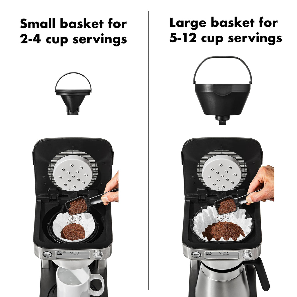 12-Cup Coffee Maker with Single-Serve Function H839