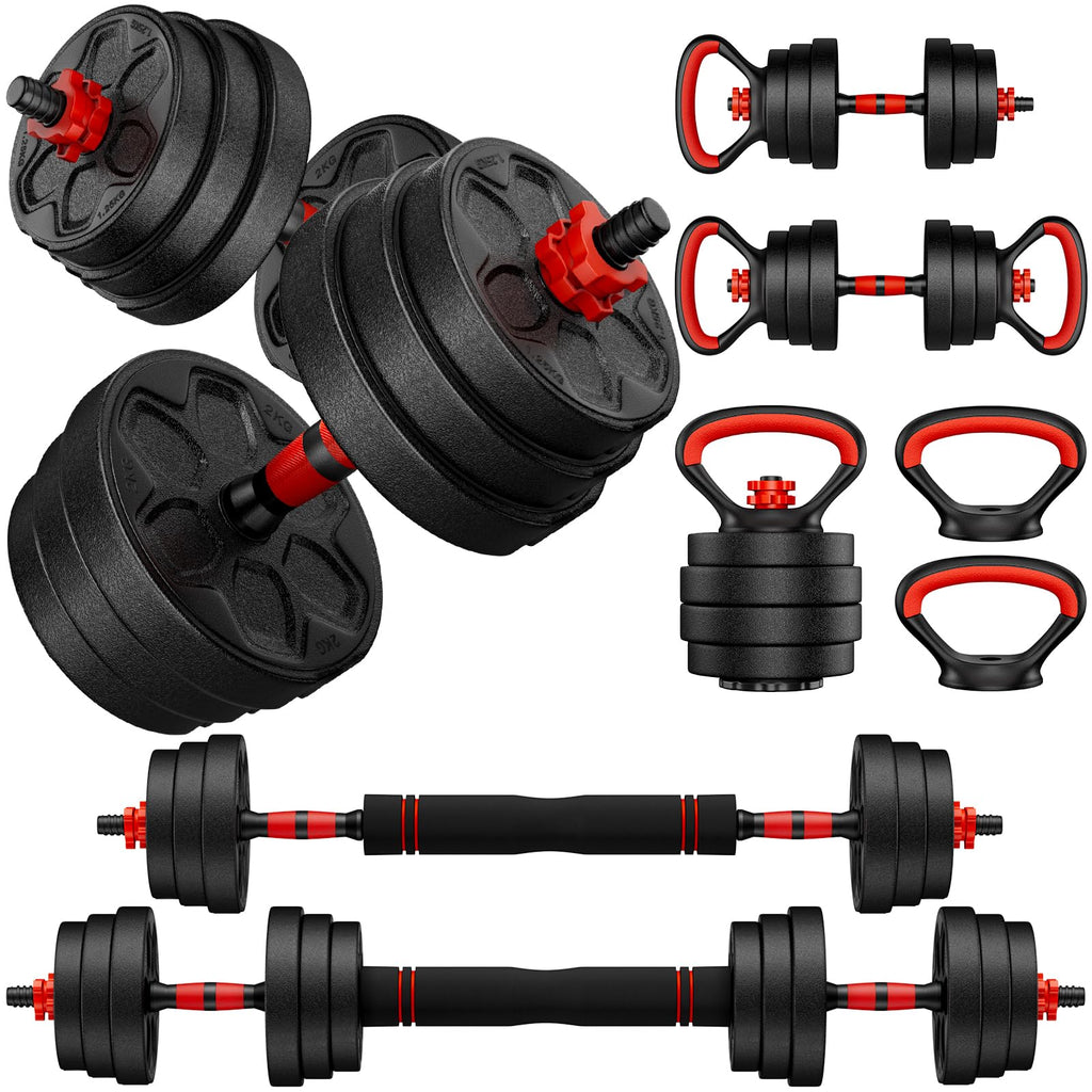 Adjustable 5-in-1 Dumbbell Set with Connector K920217