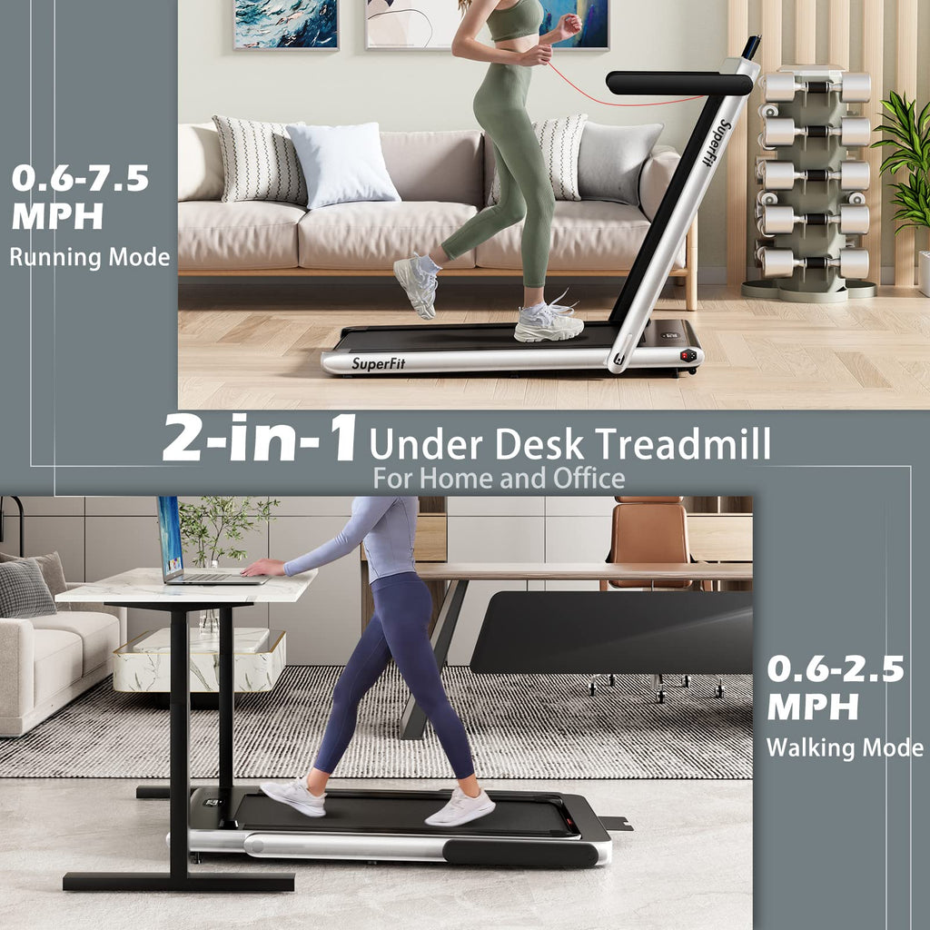 2 in 1 Folding Electric Treadmill Z466