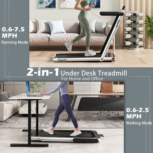 2 in 1 Folding Electric Treadmill Z466