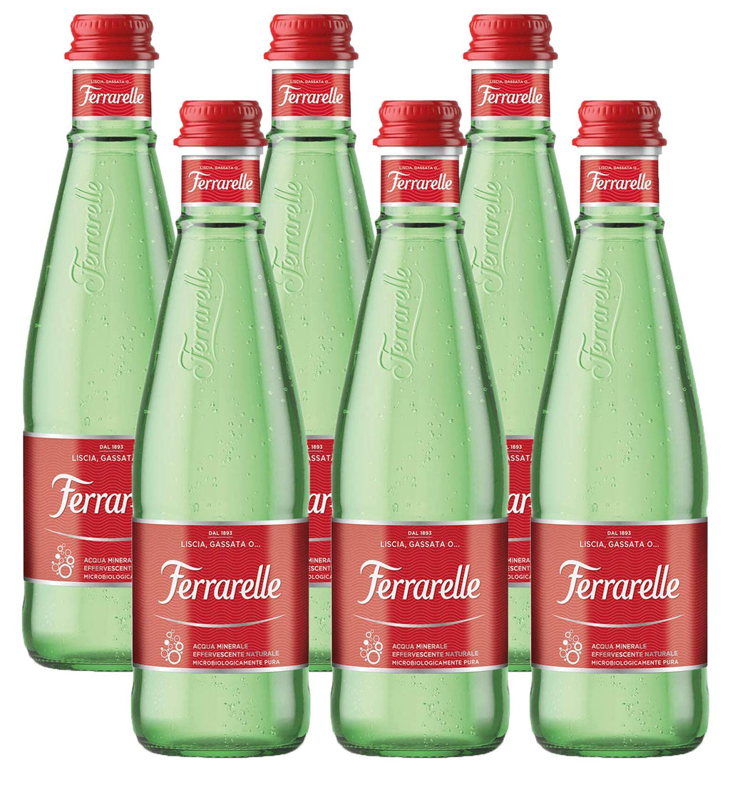 Sparkling Natural Mineral Water 11.2 Oz Glass Bottle 6 Pack Z75799