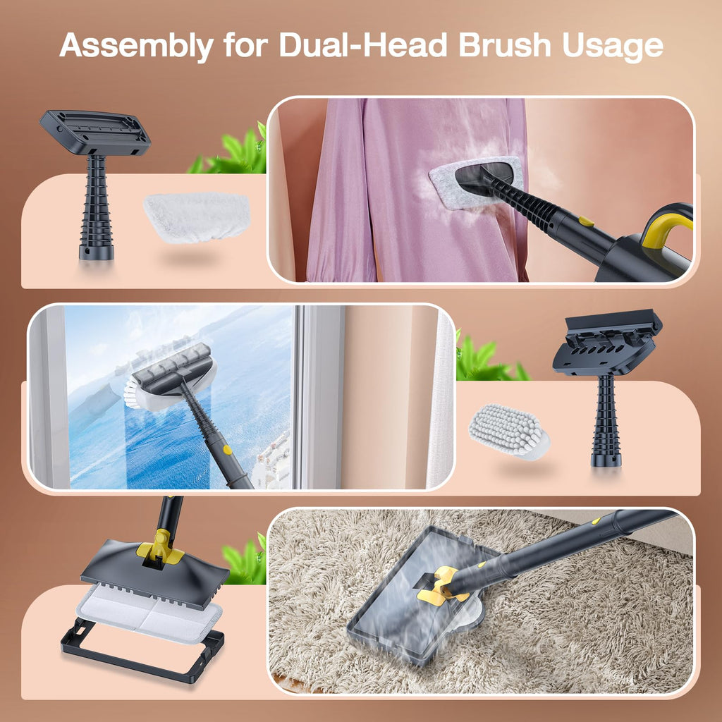 10-in-1 Detachable Handheld Steam Cleaner C939105
