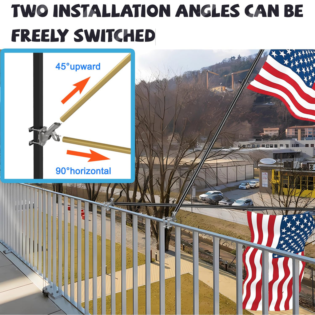 Aluminum Flag Pole Bracket for 1" Diameter Flagpole K673