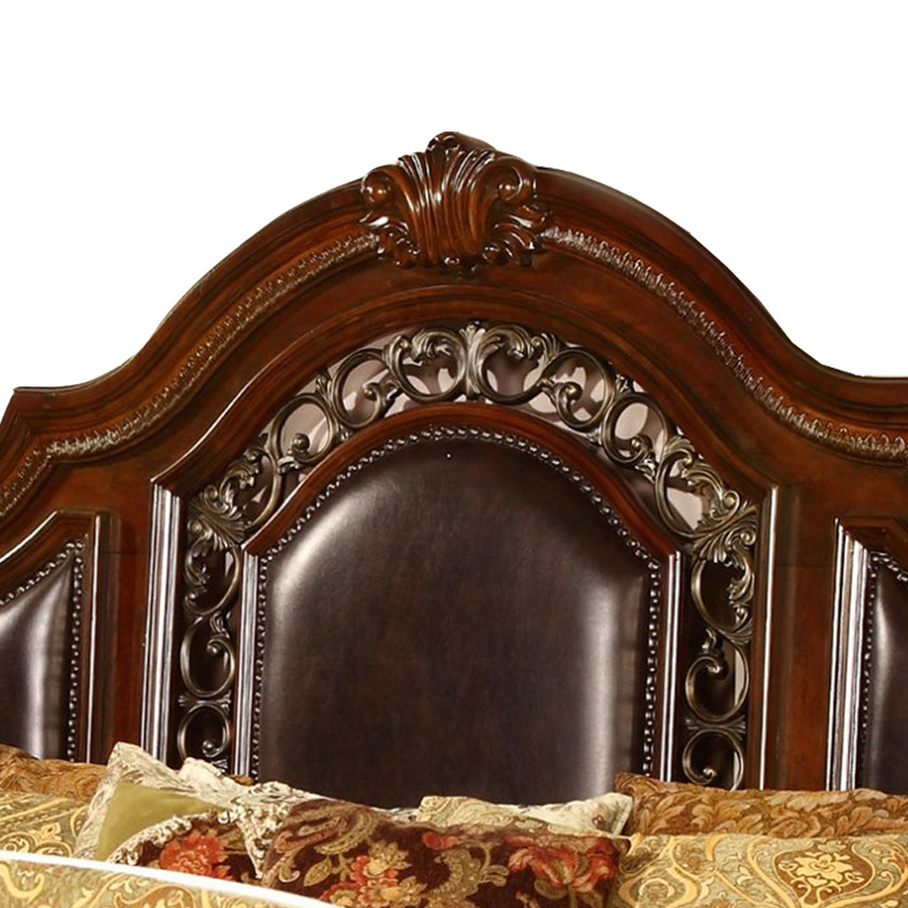 Cherry California King Wood Bed Frame K1650