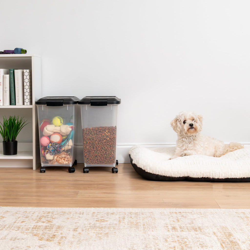 Dog Food Storage Container 2-Pack Black K808452