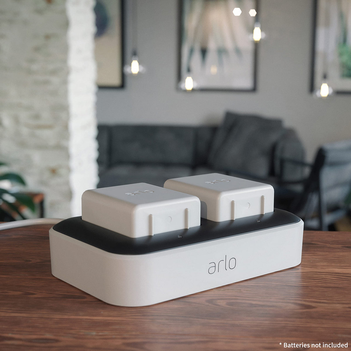 Dual Charging Station for Rechargeable Batteries K480100