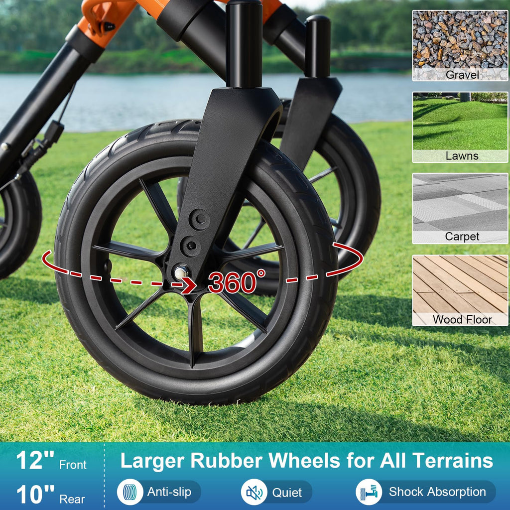 Tall Foldable Walker with Seat O79303