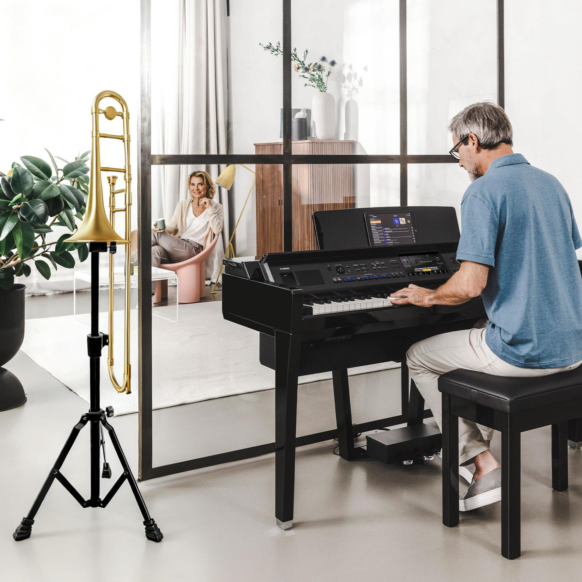 Folding Trombone Stand Z166715
