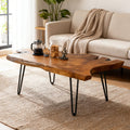 Live Edge Solid Wood Coffee Table Q66197