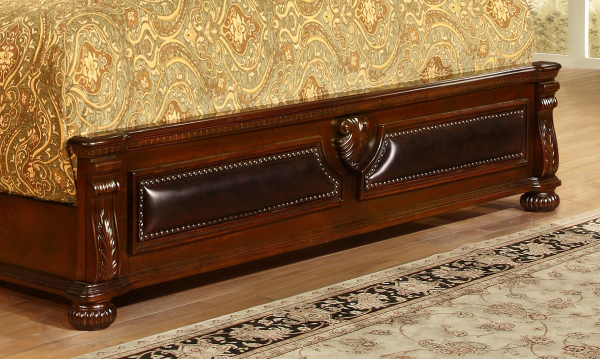 Cherry California King Wood Bed Frame K1650
