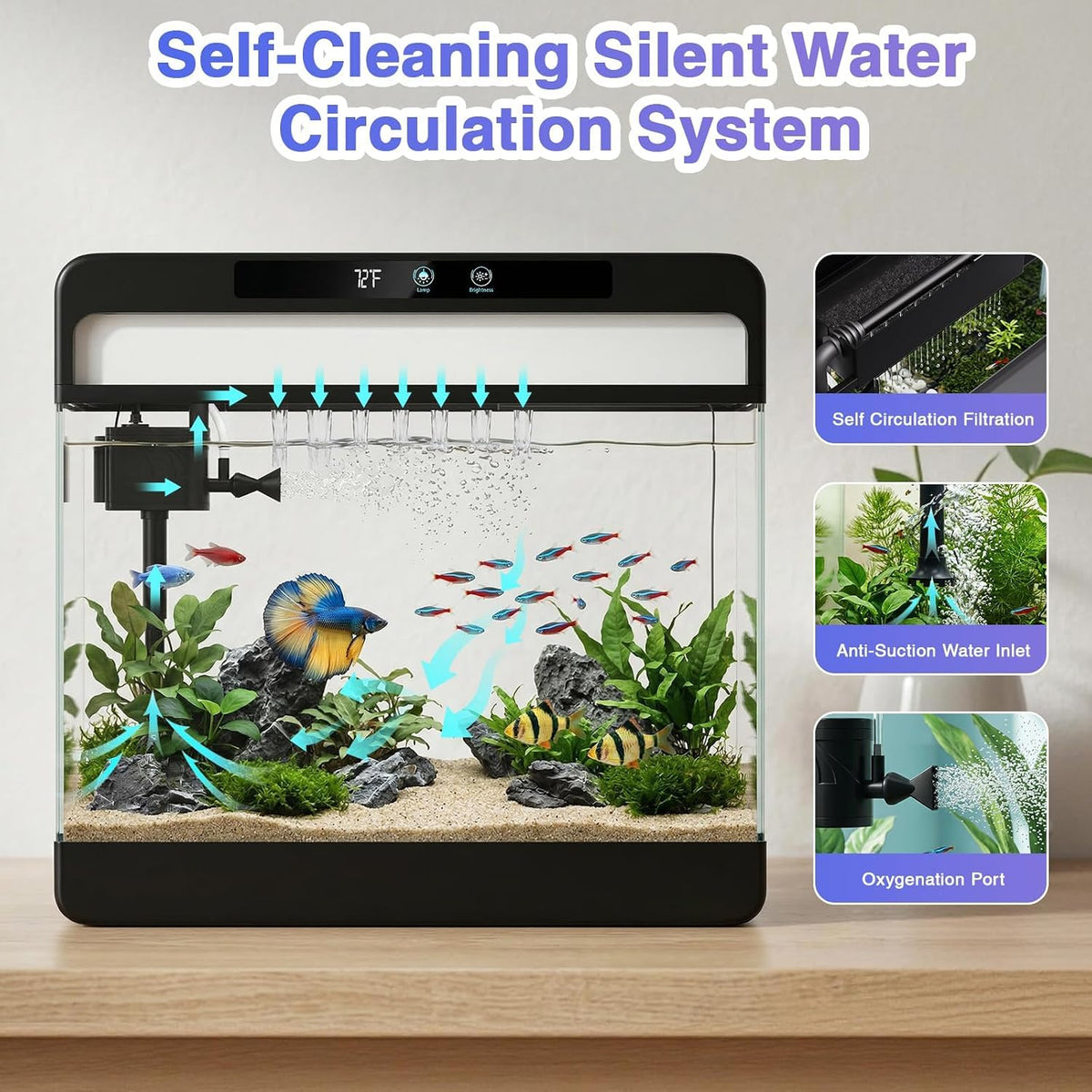 3 Gallon Fish Tank Starter Kit B14882