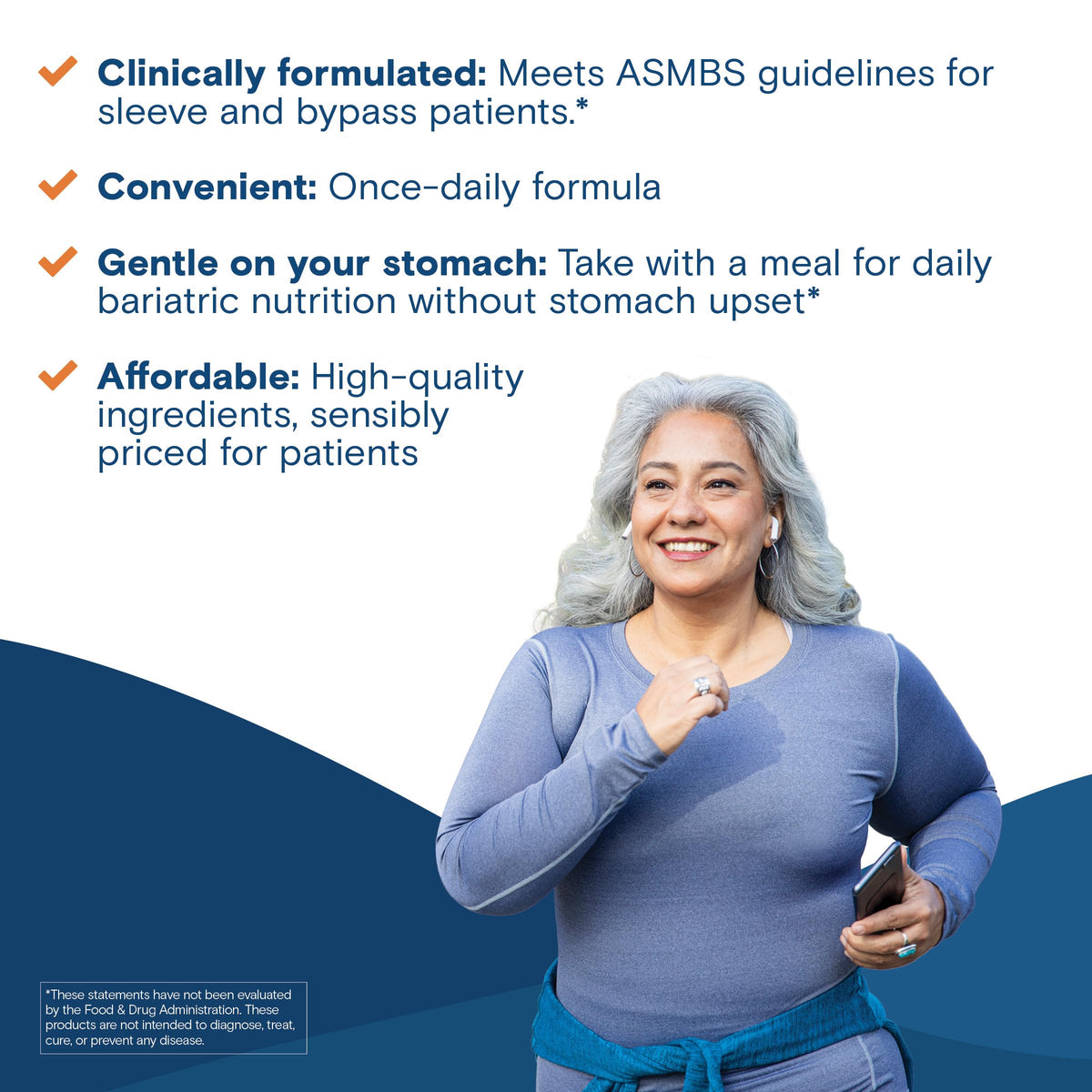 Women's Bariatric Vitamin with Iron, 30 Capsules U75243