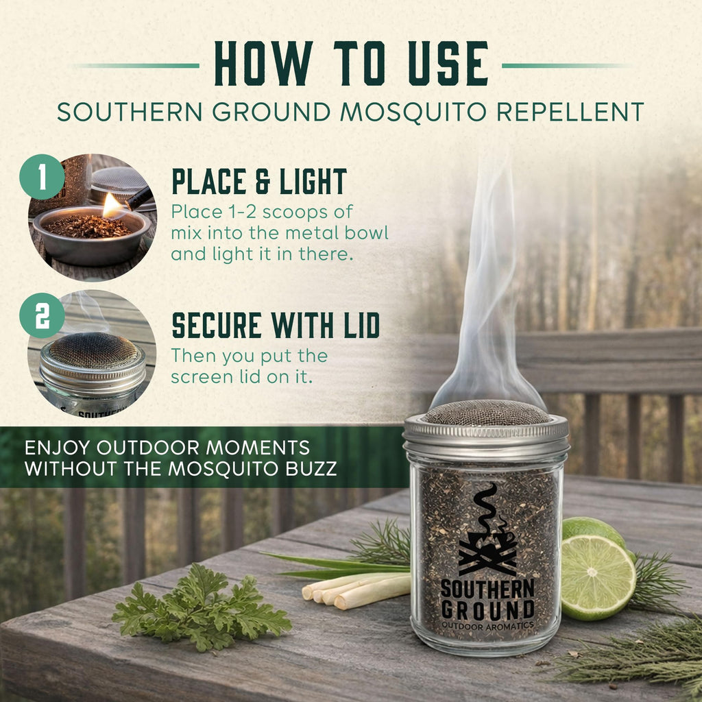 Natural Mosquito Repellent Outdoor Candle I8582
