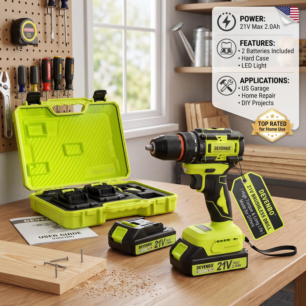21V Brushless Cordless Drill Set X299