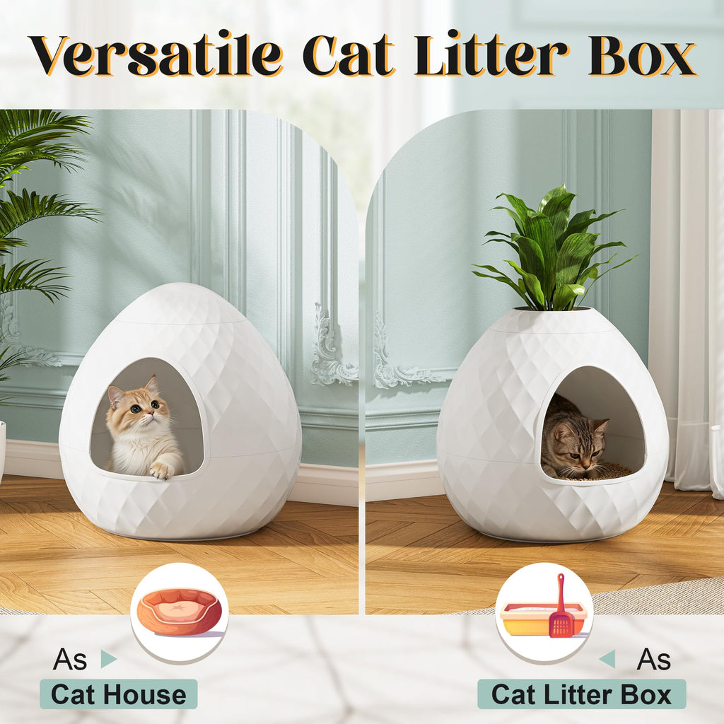 Enclosed Cat Litter Box with Lid W371705