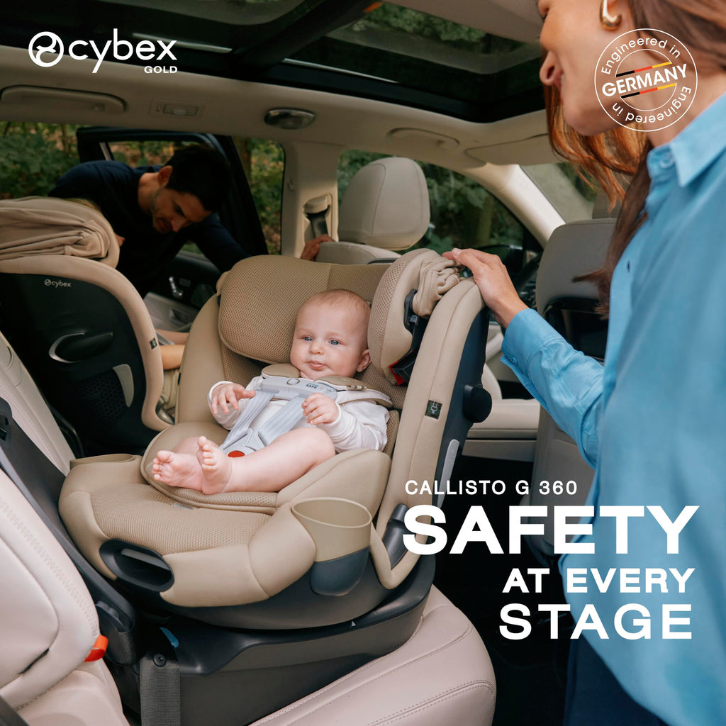 Rotating All-in-One Convertible Car Seat, Almond Beige T57182