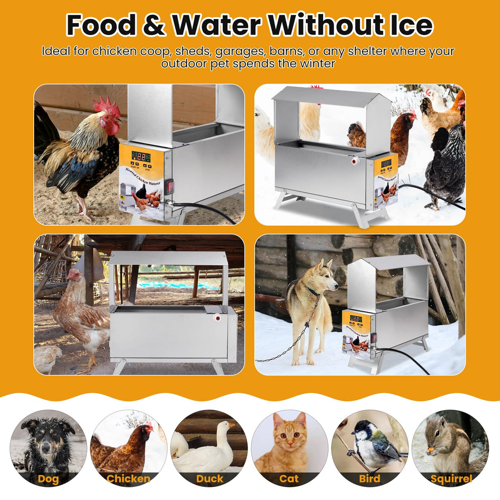 1.5 Gallon Heated Chicken Waterer R4881