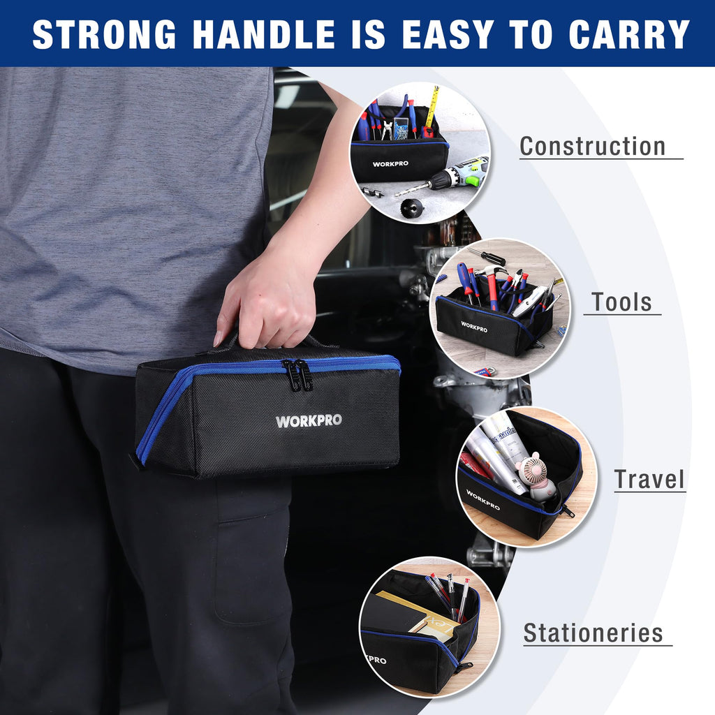 10" Zipper Tool Pouch, 3 Pack A214