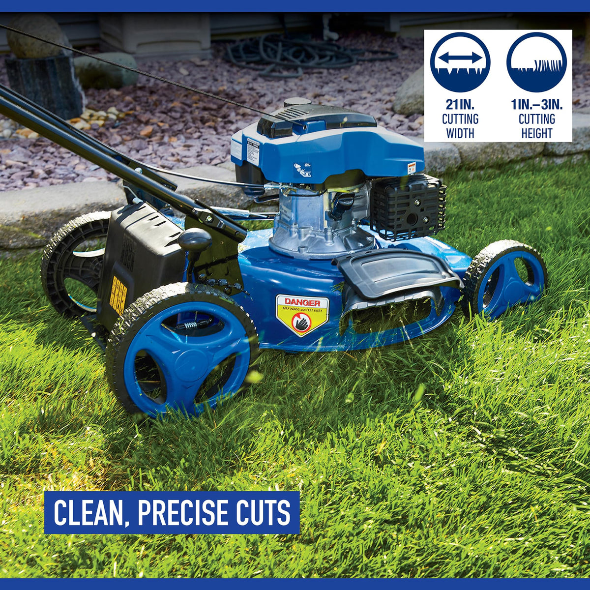 21in. 3-in-1 Gas Lawn Mower U4244