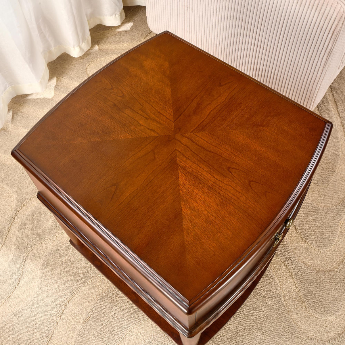 Wood End Table with Drawer M612